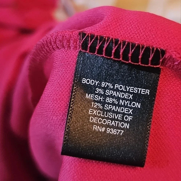 Bold Elements Women's Red Bodycon Side Cutout Dress Size Large NWT - Picture 10 of 14